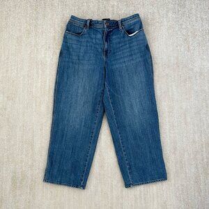 Talbots Stovepipe Blue Crop Jeans 16W